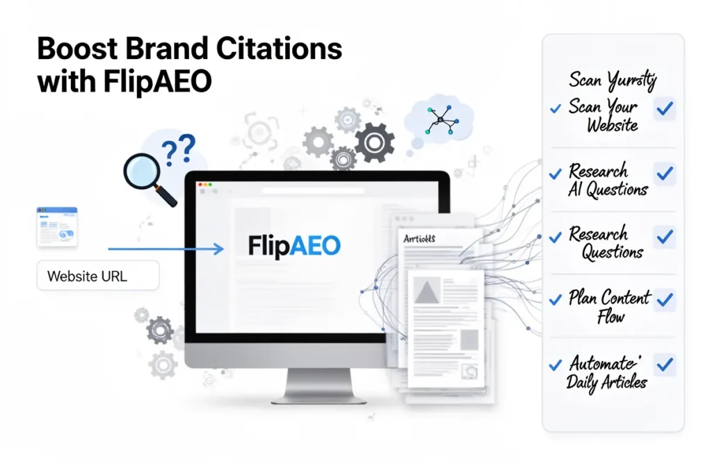 boost brand citations with flipaeo