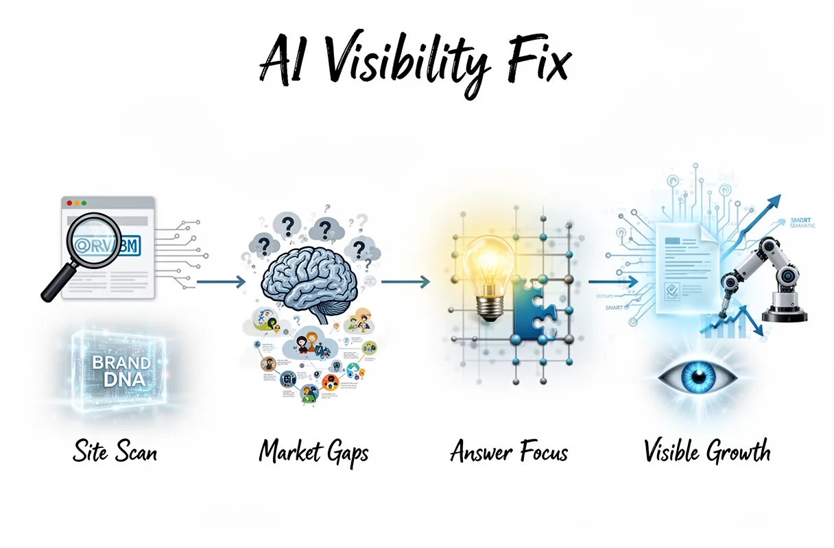 How to fix your visibility using FlipAEO
